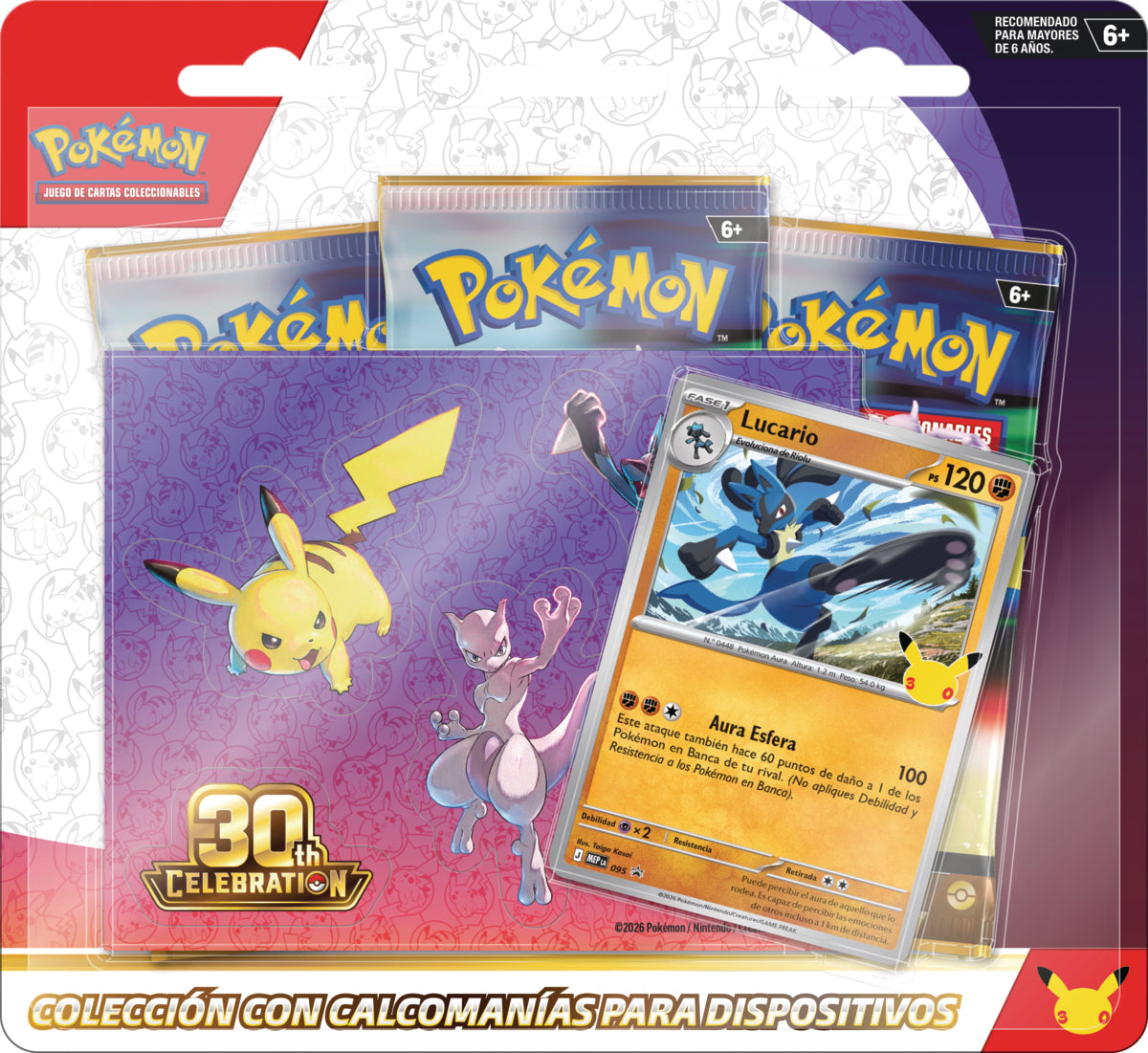 POKEMON TCG 30TH CELEBRATION - TECH STICKER COLLECTION ENGLISH