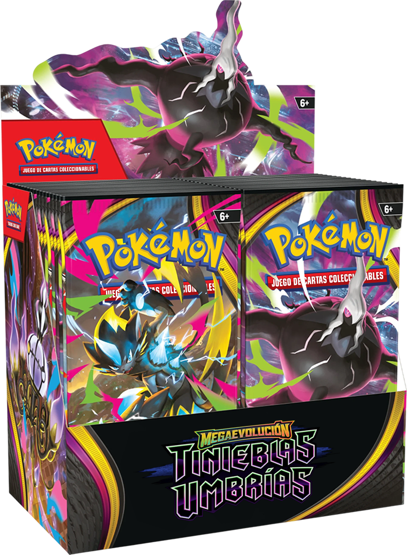 PREVENTA Caja de Sobres Pokémon TCG: Megaevolucion - Tinieblas Umbrías - ES