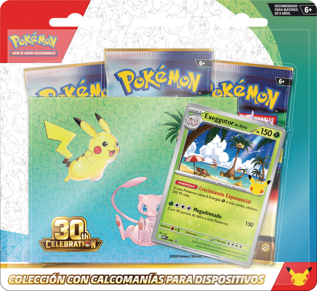 POKEMON TCG 30TH CELEBRATION - TECH STICKER COLLECTION ENGLISH