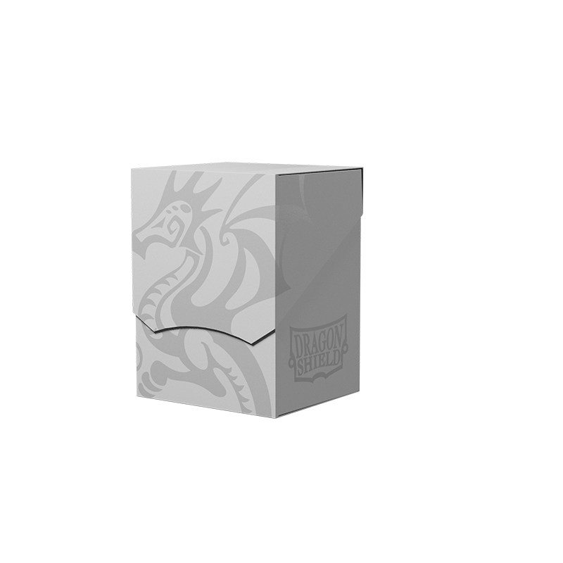 DRAGON SHIELD - DECK SHELL - DECK BOX - ASHEN WHITE