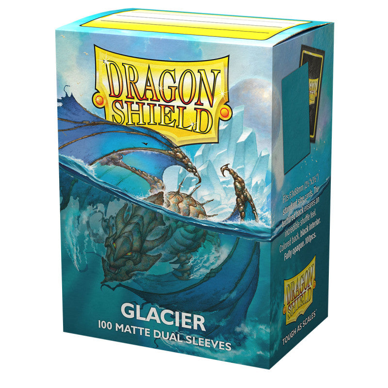 DRAGON SHIELD - SLEEVES STANDARD SIZE MATTE DUAL (100) - GLACIER