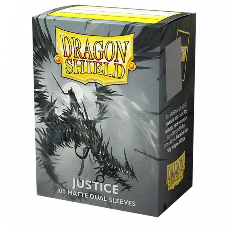 DRAGON SHIELD - SLEEVES STANDARD SIZE MATTE DUAL (100) - JUSTICE