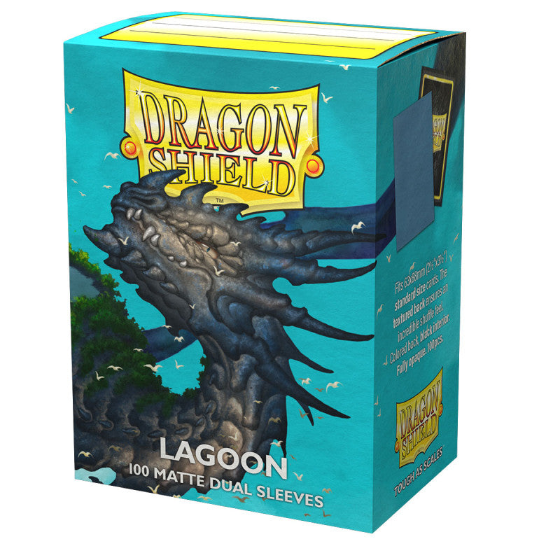 DRAGON SHIELD - SLEEVES STANDARD SIZE MATTE DUAL (100) - LAGOON