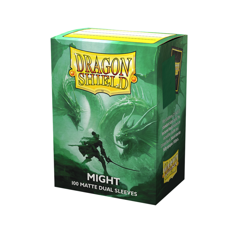 DRAGON SHIELD - SLEEVES STANDARD SIZE MATTE DUAL (100) - MIGHT