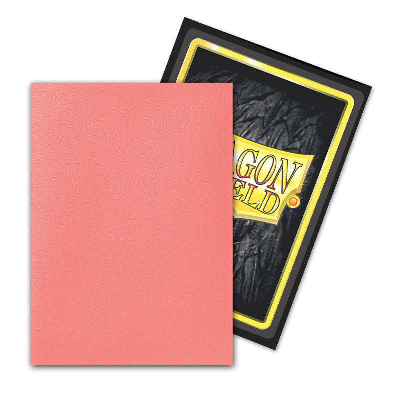 DRAGON SHIELD - SLEEVES STANDARD SIZE MATTE DUAL (100) - PEACH
