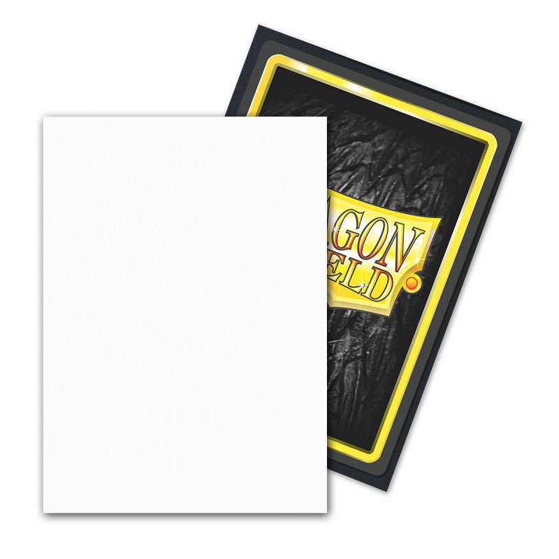 DRAGON SHIELD - SLEEVES STANDARD SIZE MATTE DUAL (100) - SNOW