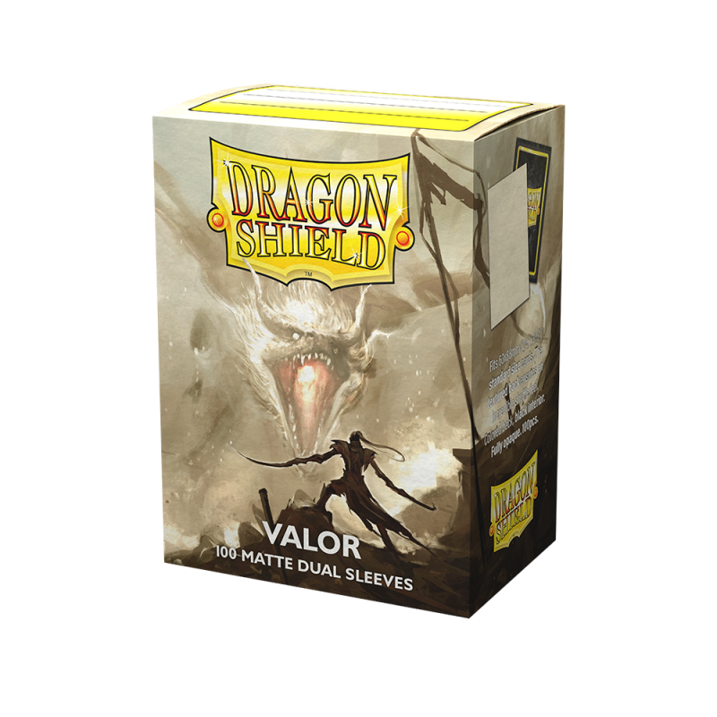 DRAGON SHIELD - SLEEVES STANDARD SIZE MATTE DUAL (100) - VALOR