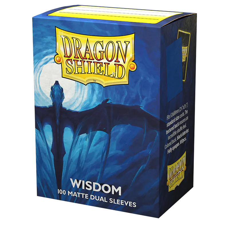 DRAGON SHIELD - SLEEVES STANDARD SIZE MATTE DUAL (100) - WISDOM