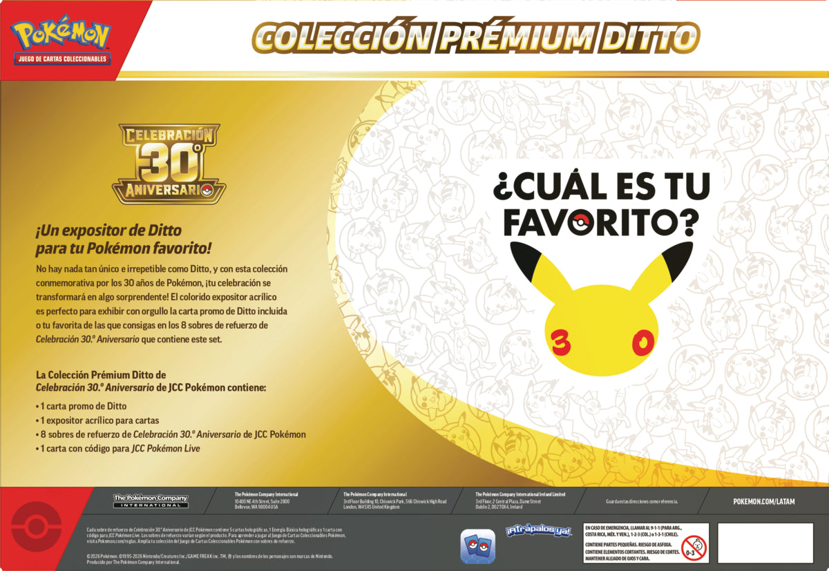 POKEMON TCG 30TH CELEBRATION - DITTO PREMIUM COLLECTION ENGLISH