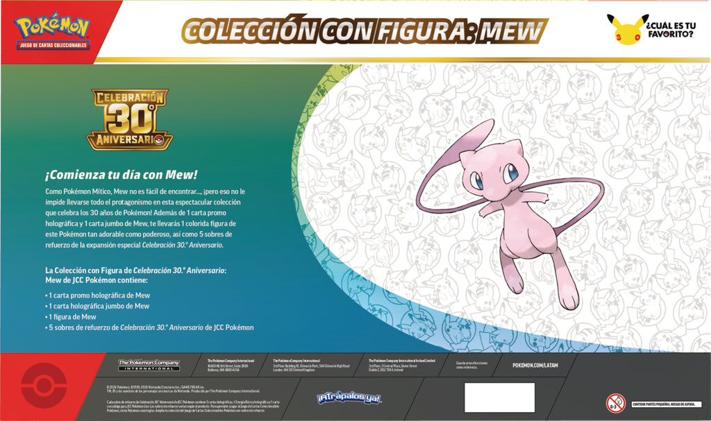 POKEMON TCG 30TH CELEBRATION - FIGURE COLLECTION ENGLISH