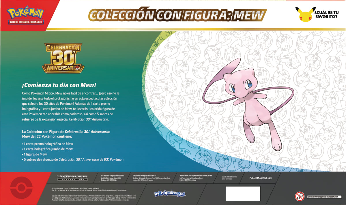 POKEMON TCG 30TH CELEBRATION - FIGURE COLLECTION ENGLISH