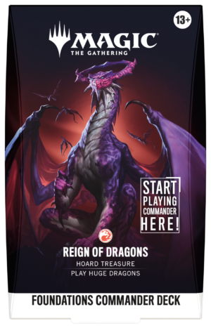 PREVENTA Foundations - Commander Deck Reign of Dragons - EN