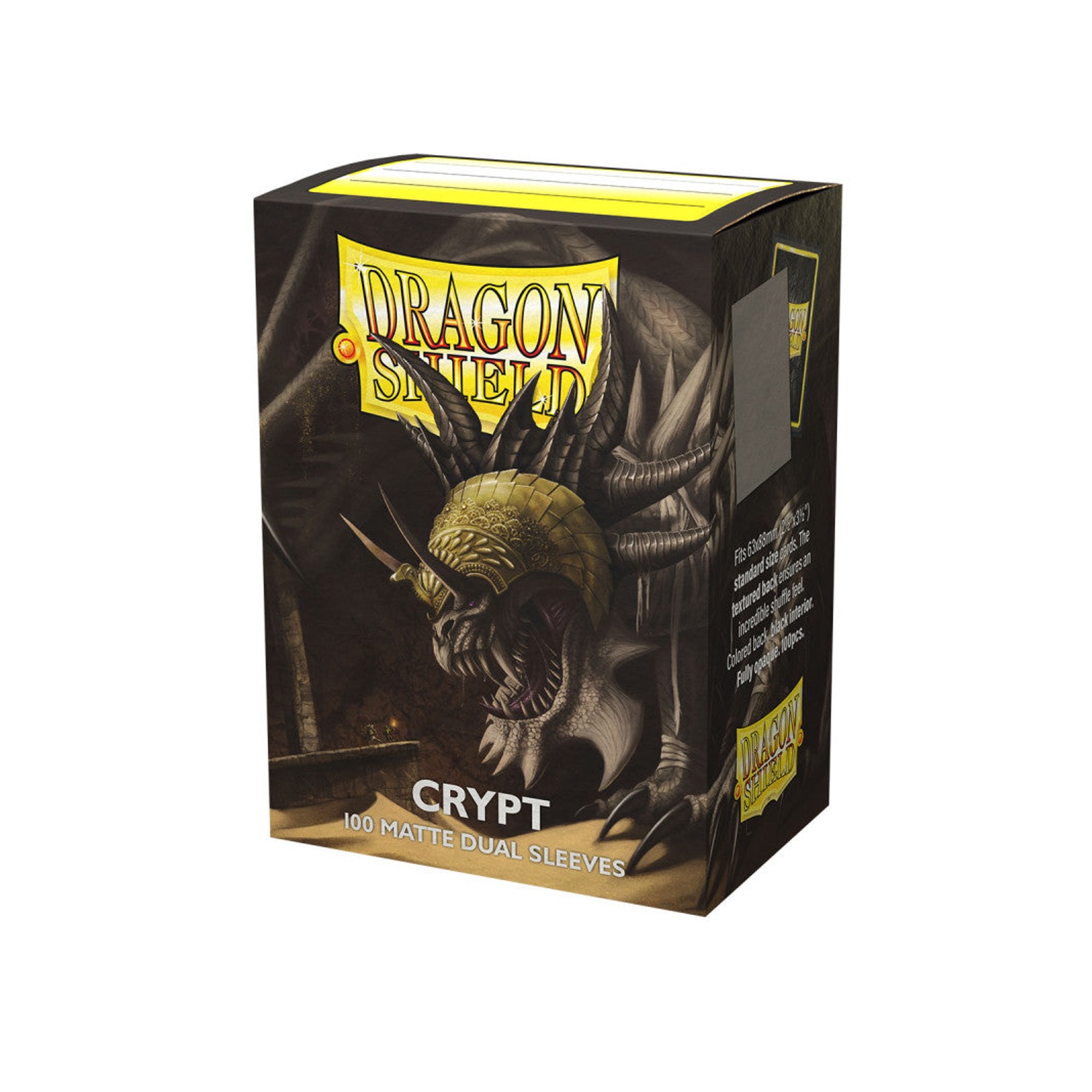 DRAGON SHIELD - SLEEVES STANDARD SIZE MATTE DUAL (100) - CRYPT
