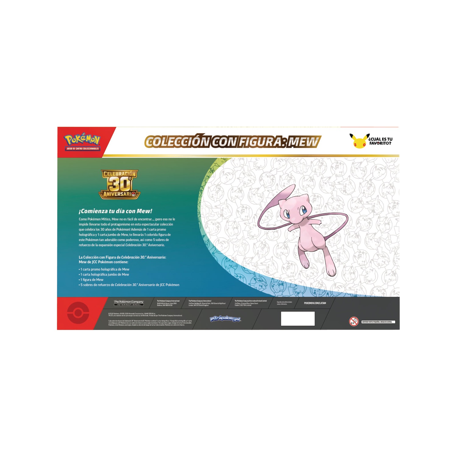 POKEMON TCG 30TH CELEBRATION - FIGURE COLLECTION ENGLISH - Imagen 2