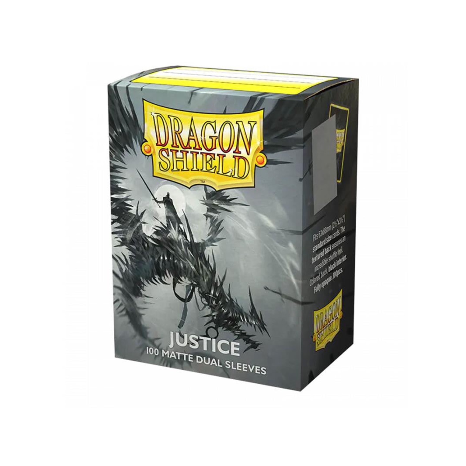 DRAGON SHIELD - SLEEVES STANDARD SIZE MATTE DUAL (100) - JUSTICE