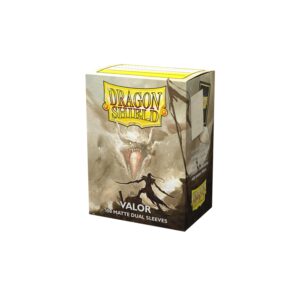 DRAGON SHIELD - SLEEVES STANDARD SIZE MATTE DUAL (100) - VALOR