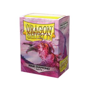 DRAGON SHIELD - SLEEVES STANDARD SIZE MATTE (100) - PINK DIAMOND