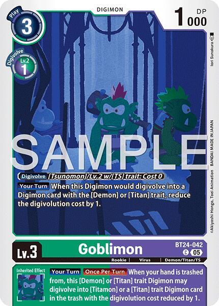 Goblimon — BT-24: BOOSTER TIME STRANGER · BT24-042 · Normal · NM