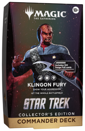 PREVENTA - MTG Star Trek Commander Collector's Edition - Klingon Fury - EN